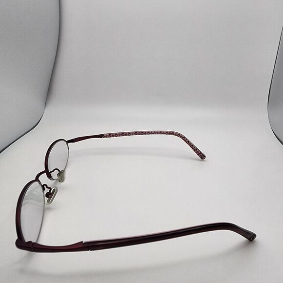 Coach Adrianne Matte Bordeaux Prescription Glasses Frames, Case, & CleaningCloth - Picture 7 of 9